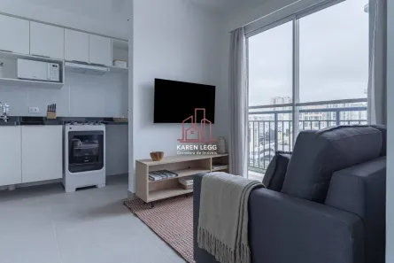 Apartamento com 2 Quartos para alugar, 38m² no Várzea da Barra Funda, São Paulo