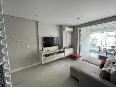Apartamento com 1 Quarto para alugar, 52m² no Brooklin Paulista, São Paulo