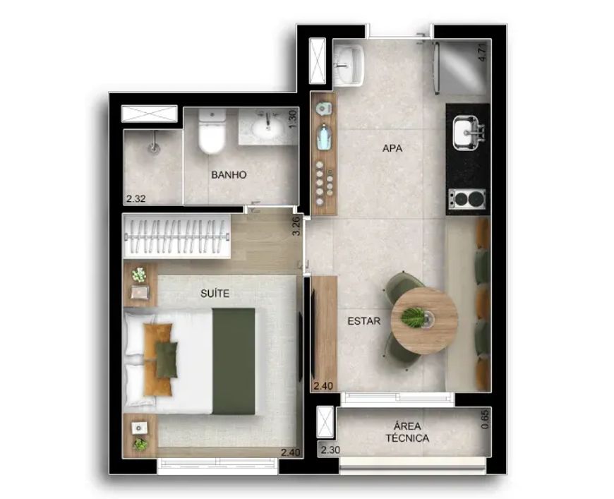PASEO SANTA CRUZ - APARTAMENTOS no Vila Mariana, São Paulo
