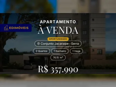 Apartamento com 2 Quartos à venda, 76m² no Conjunto Jacaraípe, Serra