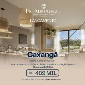 Apartamento com 3 Quartos à venda, 60m² no Caxangá, Recife