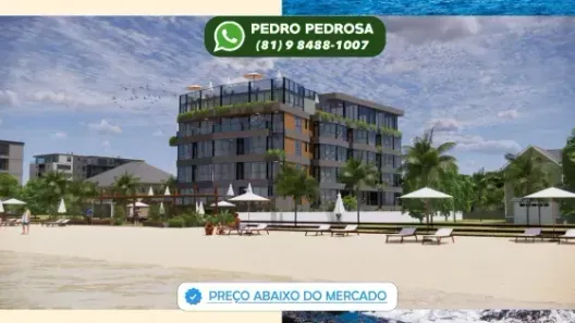Flat com 1 Quarto à venda, 30m² no Porto de Galinhas, Ipojuca