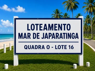Lote/Terreno à venda, 300m² no , Japaratinga