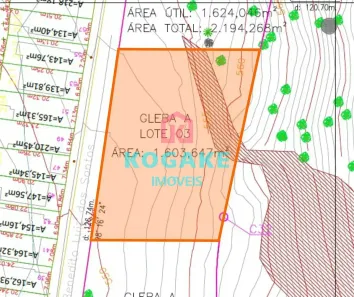 Lote/Terreno à venda, 1603m² no São Geraldo, Aparecida