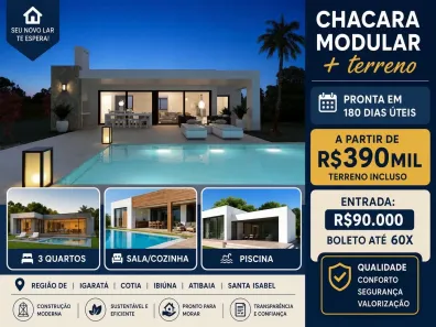 Fazenda/Sítio com 3 Quartos à venda, 600m² no Portão, Atibaia