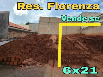 Lote/Terreno à venda, 126m² no Residencial Florenza, Presidente Prudente