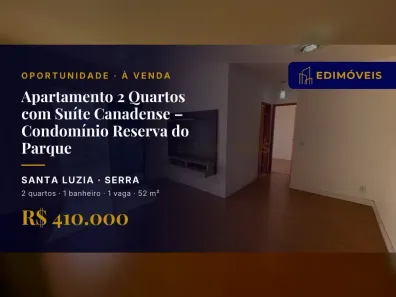 Apartamento com 2 Quartos à venda, 52m² no Santa Luzia, Serra