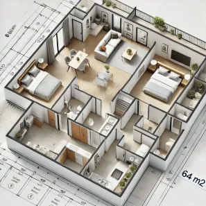 Apartamento com 2 Quartos à venda, 64m² no Setor Bueno, Goiânia