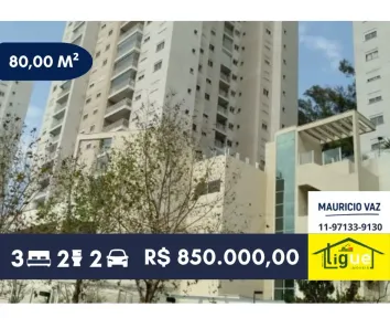 Apartamento com 3 Quartos à venda, 80m² no Jardim das Vertentes, São Paulo
