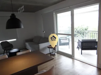 Apartamento com 1 Quarto para alugar, 63m² no Cidade Monções, São Paulo