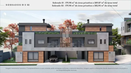 Casa com 3 Quartos à venda, 179m² no Centro Cívico, Curitiba
