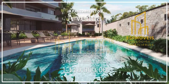 Apartamento com 3 Quartos à venda, 109m² no Morada de Laranjeiras, Serra