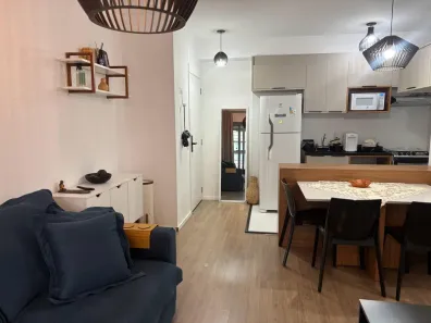 Apartamento com 1 Quarto para alugar, 49m² no Indianópolis, São Paulo