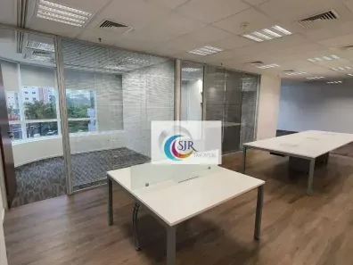 Sala Comercial para alugar, 260m² no Cidade Monções, São Paulo