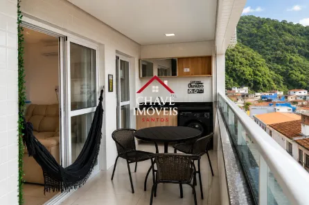 Apartamento com 2 Quartos à venda, 60m² no Marapé, Santos