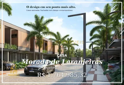 Casa com 4 Quartos à venda, 166m² no Morada de Laranjeiras, Serra