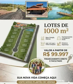 Lote/Terreno à venda, 1000m² no Jardim Alvorada, Jacareí