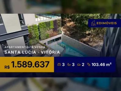 Apartamento com 3 Quartos à venda, 103m² no Santa Lúcia, Vitória