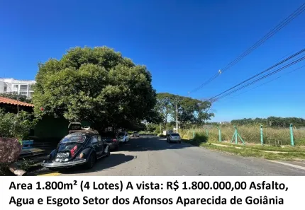 Lote/Terreno à venda, 1800m² no Setor dos Afonsos, Aparecida de Goiânia
