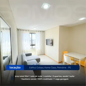 Apartamento com 2 Quartos para alugar, 55m² no Centro, Petrolina