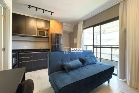 Apartamento com 1 Quarto para alugar, 52m² no Batel, Curitiba