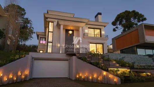 Casa de Condomínio com 4 Quartos à venda, 470m² no Aspen Mountain, Gramado