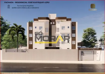 Apartamento com 2 Quartos à venda, 55m² no Santa Mônica, Belo Horizonte