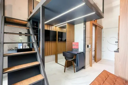 Apartamento com 1 Quarto para alugar, 25m² no Santo Amaro, São Paulo