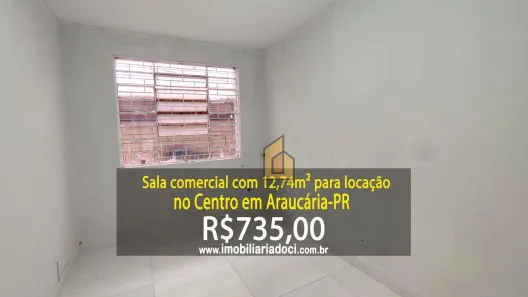 Sala Comercial para alugar, 13m² no Centro, Araucária
