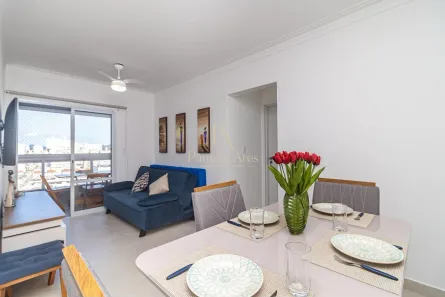 Apartamento com 1 Quarto para alugar, 55m² no Boqueirão, Praia Grande
