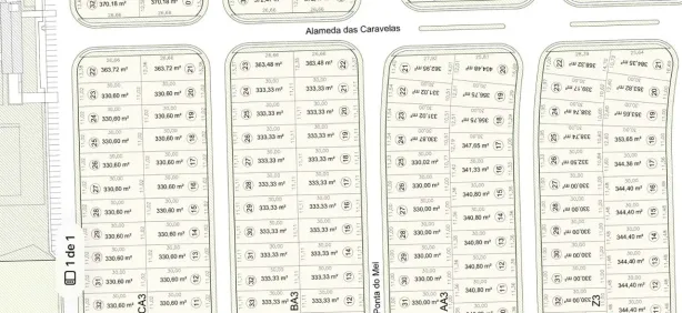 Lote/Terreno à venda, 333m² no Bairro Cidade Alpha, Eusébio