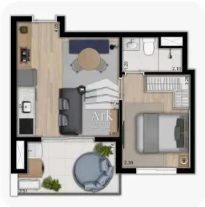 Apartamento com 1 Quarto à venda, 35m² no Vila Dom Pedro I, São Paulo