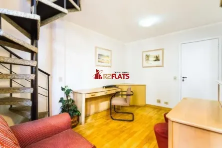 Flat com 1 Quarto para alugar, 44m² no Vila Olímpia, São Paulo