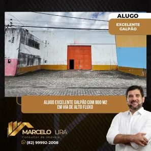 Galpão/Depósito/Armazém para alugar, 900m² no Antares, Maceió