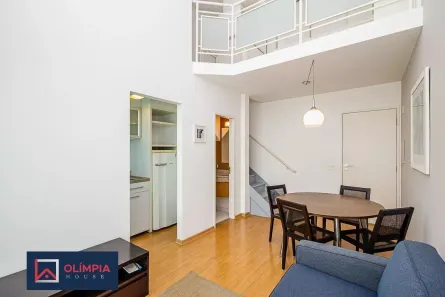 Apartamento com 1 Quarto para alugar, 50m² no Vila Nova Conceição, São Paulo