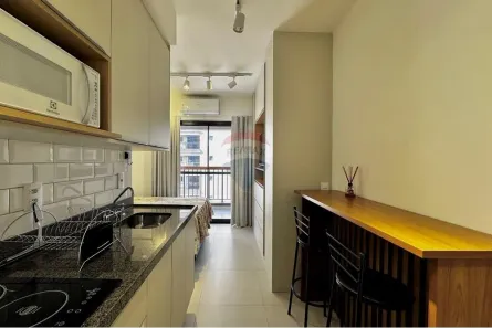 Apartamento com 1 Quarto para alugar, 25m² no Brooklin Paulista, São Paulo
