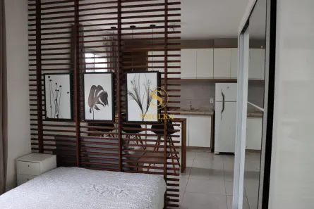 Apartamento com 1 Quarto para alugar, 27m² no Centro, Florianópolis