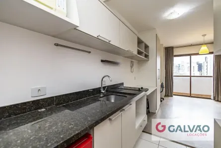 Apartamento com 1 Quarto para alugar, 27m² no Centro, Curitiba