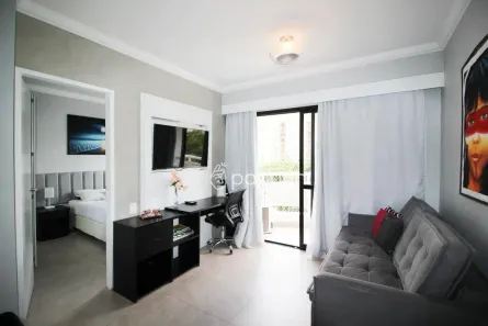 Apartamento com 1 Quarto para alugar, 33m² no Indianópolis, São Paulo