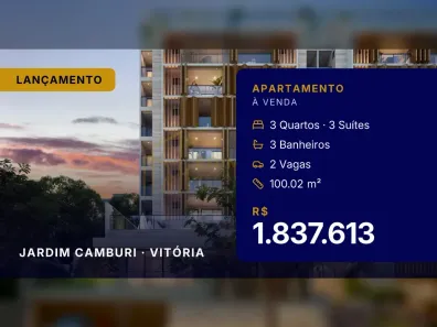 Apartamento com 3 Quartos à venda, 100m² no Jardim Camburi, Vitória