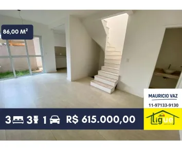 Casa de Condomínio com 3 Quartos à venda, 86m² no Vila Butantã, São Paulo