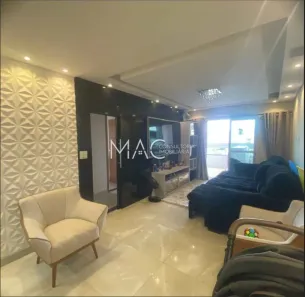 Apartamento com 3 Quartos para alugar, 130m² no Canto do Forte, Praia Grande