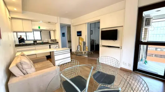 Flat com 1 Quarto para alugar, 35m² no Moema, São Paulo