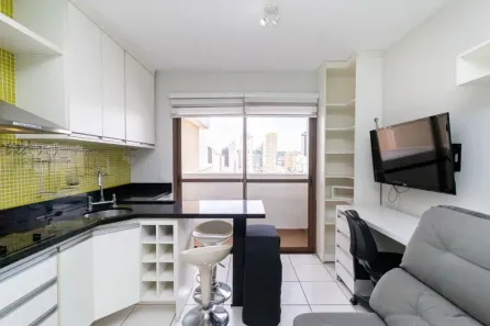 Apartamento com 1 Quarto à venda, 27m² no Centro, Curitiba