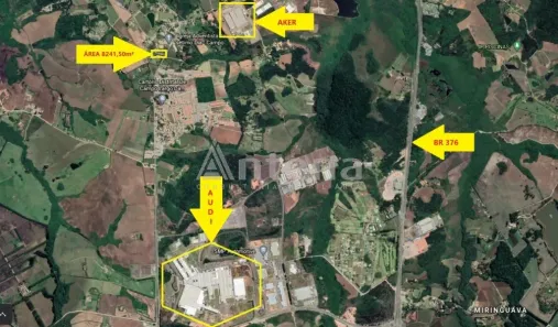 Lote/Terreno para alugar, 1000m² no Campo Largo da Roseira, São José dos Pinhais