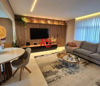 Apartamento com 3 Quartos à venda, 134m² no Boqueirão, Santos