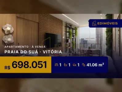 Apartamento com 1 Quarto à venda, 41m² no Praia do Suá, Vitória