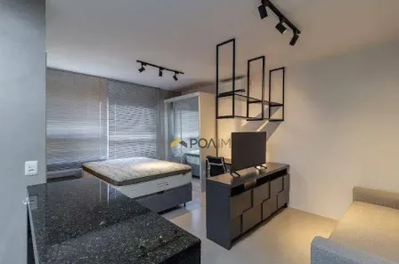 Apartamento com 1 Quarto para alugar, 27m² no Pátria Nova, Novo Hamburgo