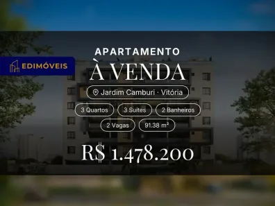 Apartamento com 3 Quartos à venda, 91m² no Jardim Camburi, Vitória