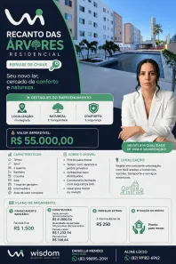 Casa de Condomínio com 2 Quartos à venda, 50m² no Cidade Universitária, Maceió